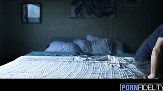 The guy used the wet pussy of a red-haired beauty, Lacy Lennon