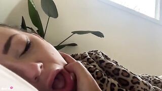 A friend of my son woke me up this morning in a very intimate way