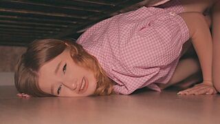 The stepsister is stuck, a classic scenario replayed