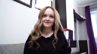 Cute stepsister lost at Strip Game, got fucked and cum in mouth