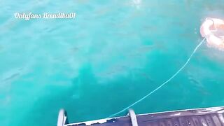 I fucked a fat Latina with a big ass on a public boat