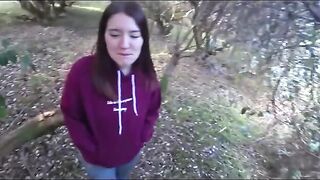 A neighbor guy fucked his young mom in the garden