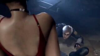 Ada Wong gets fucked by Leon Kennedy in a steamy lab encounter