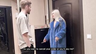 A young guy wanted to get a girl for the weekend, but his GF appeared unexpectedly