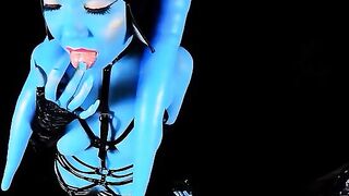 Alien Twi'lek needs to please you in this Star Wars parody, featuring intense action