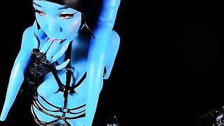 Alien Twi'lek needs to please you in this Star Wars parody, featuring intense action