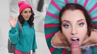 The stepbrother wants to see the tits of his stepsister Lila Love