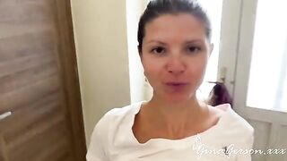 The girl was fucked hard in her pussy and ass