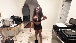 Stepdad hooked his stepdaughter with anal addiction