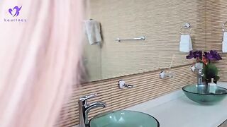 I spy on my stepson in the shower, then we have sex