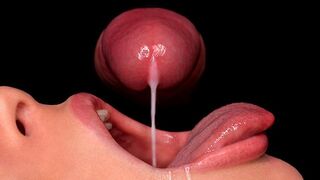 Close up blowjob with the best oral talent around