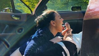 The first girl got fucked in the car - Eva Soda