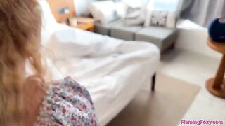 A young beauty got fucked on a private party in a seaview club hotel in California