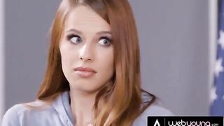 Redhead detective fucks hot Jillian Janson in the classroom