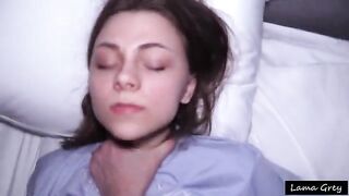 The girl with the cute face became a cumslut in college