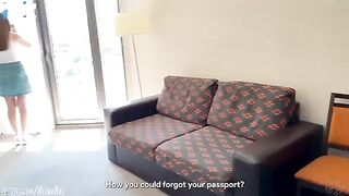 The stepson got a room in the hotel with his steaming stepmom