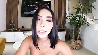 Would you like to be my personal trainer? This girl is in shape and knows how to train