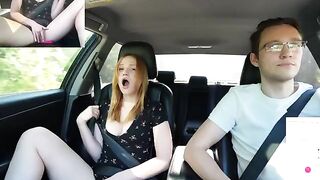 Justin gave a remote-controlled surprise to his girlfriend in the car