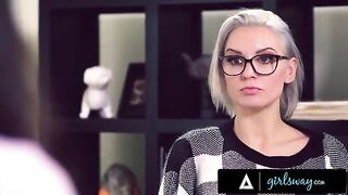Busty counselor Kenzie Taylor saves Asian marriage with steamy therapy