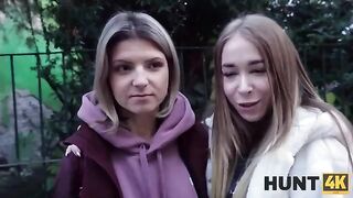 Girl gets fucked hard on the street by a guy for money in this hot video