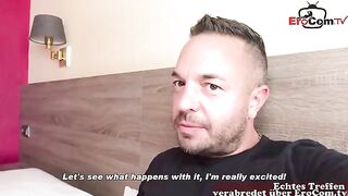 German mature picked up for a sex date without condom