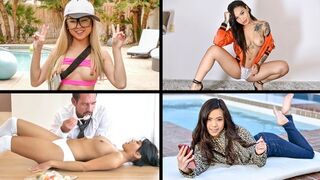 Little Asian cuties compilation with Ember Snow and more