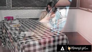 The naughty stepmom arranged a bake sale for her stepdaughter Chloe Surreal