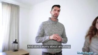 Public Agent Cheating wife Andrea Lapiedra gets fucked by a stranger for cash