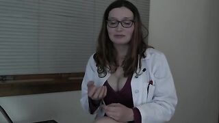 Nurse Doctor Bettie gives a blowjob to her patient's big dick in 4K