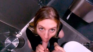 Shoplifter got fucked by a guy in the toilet of the shopping mall