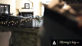 Busty MILF Rachael Cavalli seduces her stepson in a steamy encounter