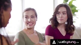 A girl from the big city has passionate sex with her new neighbors