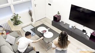 Guy was watching porn, his stepsis caught him and helped him out