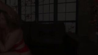 A hooker got a cumshot straight in the mouth, full load and all