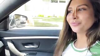 A lucky fan picked up and fucked petite pornstar Gianna Dior