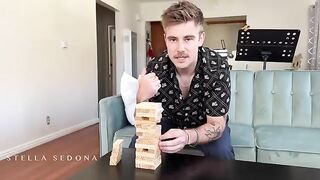 Two hot guys fucked two hot girls on a bed, what a scene!