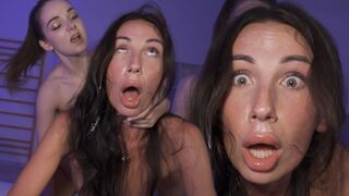 Submissive bimbo teen gets her brains cum after being fucked rough