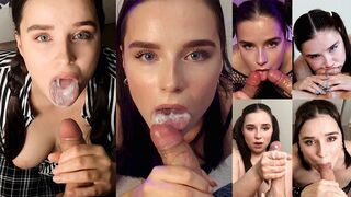 A beautiful compilation of blowjob and cumshot scenes that will excite you