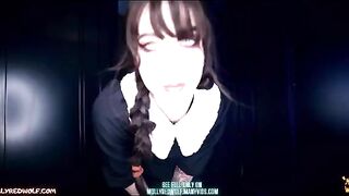 Xavier fucks Wednesday Addams with his big cock penis