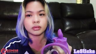Tina Slick's thick pinay pussy got so wet and horny she masturbated hard