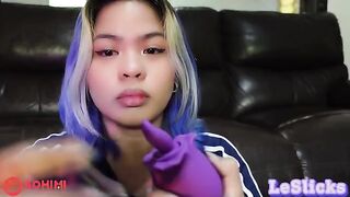 Tina Slick's thick pinay pussy got so wet and horny she masturbated hard