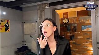 Guy spied on his stepmom in the shower and fucked her, just like Eva Soda does