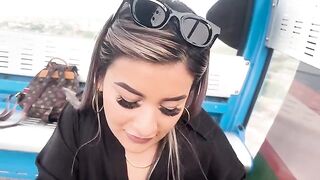 Petite teen gets fucked by her stepbrother’s friend on the cable car in Cali