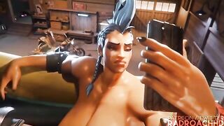 Junker Queen fucks Mei in the hardest way ever