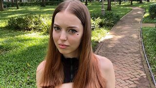 A pick-up guy shot his dick in the mouth of a naive 18-year-old girl