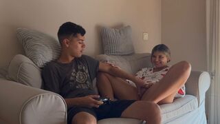 I'm trying to finish the game, but my stepsister is bothering me