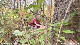 Red Riding Hood makes love with the Big Bad Wolf publicly, in a steamy role-play scene