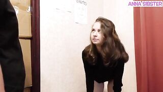 A pretty thief gets caught in the act and faces consequences