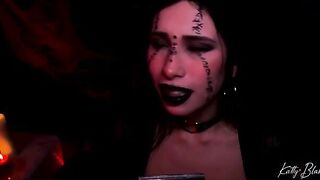 The evil witch cast a spell on the man with a big dick-Katty Blake