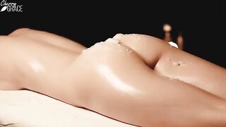 Relaxing massage with a crunchy mousse ending in a massive way, just like the sensual videos from Babes